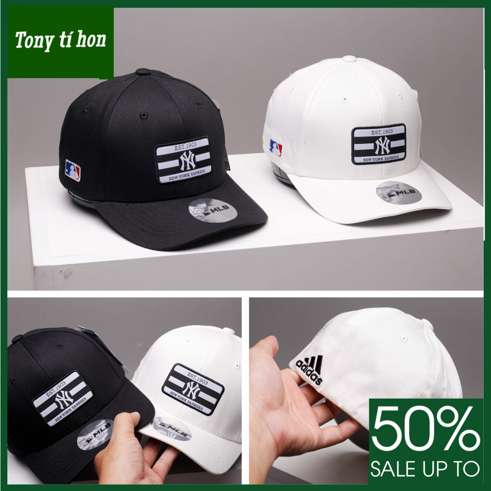 Tony tí hon _ Mũ/nón kết lưỡi trai kết hợp nhãn sọc ngang 1903 thêu bít đuôi thời trang nam nữ cá tính cao cấp, đẹp_ 2 màu