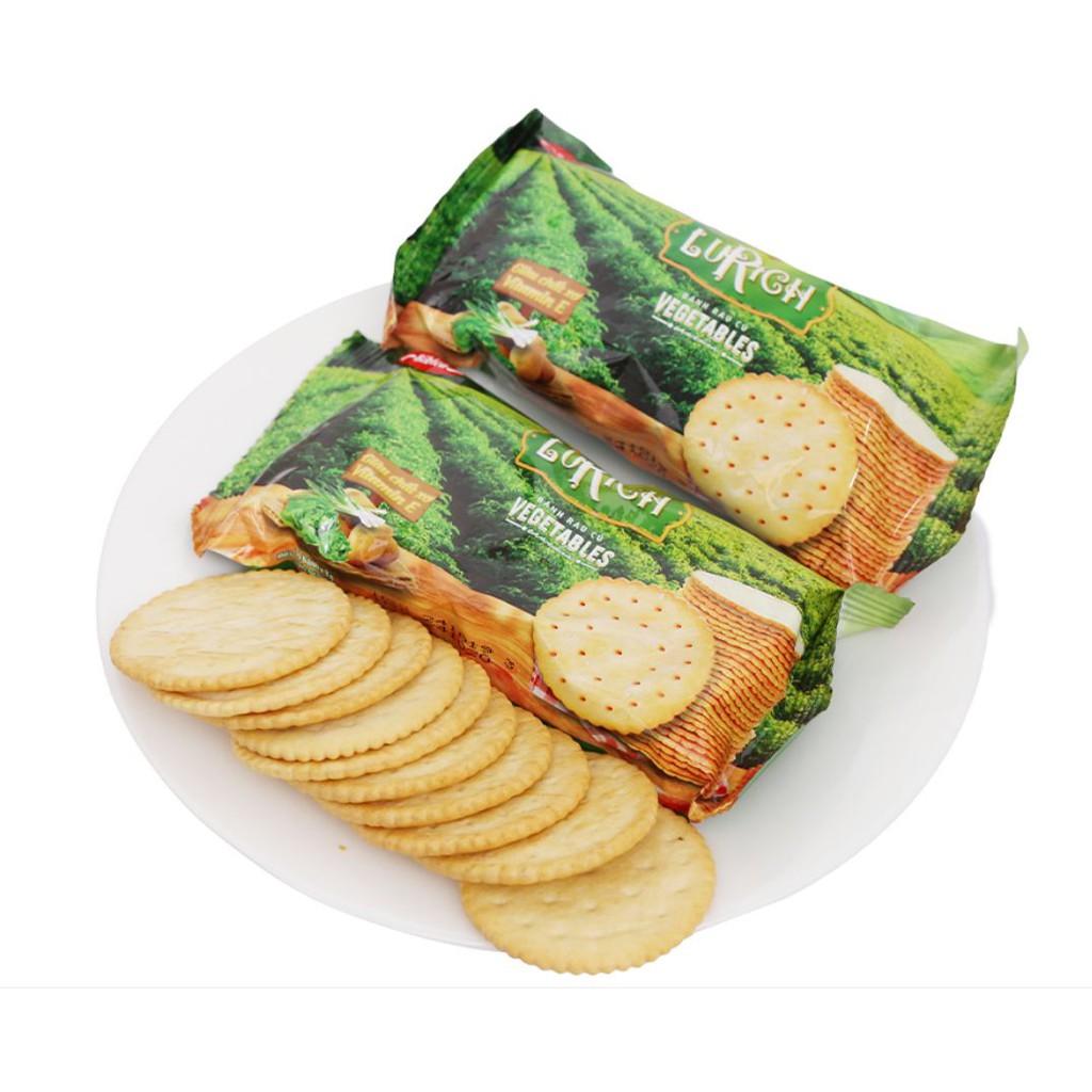 Bánh Lurich Crackers Rau Củ hộp giấy 180g - Bữa ăn phụ dinh dưỡng đầy năng lượng