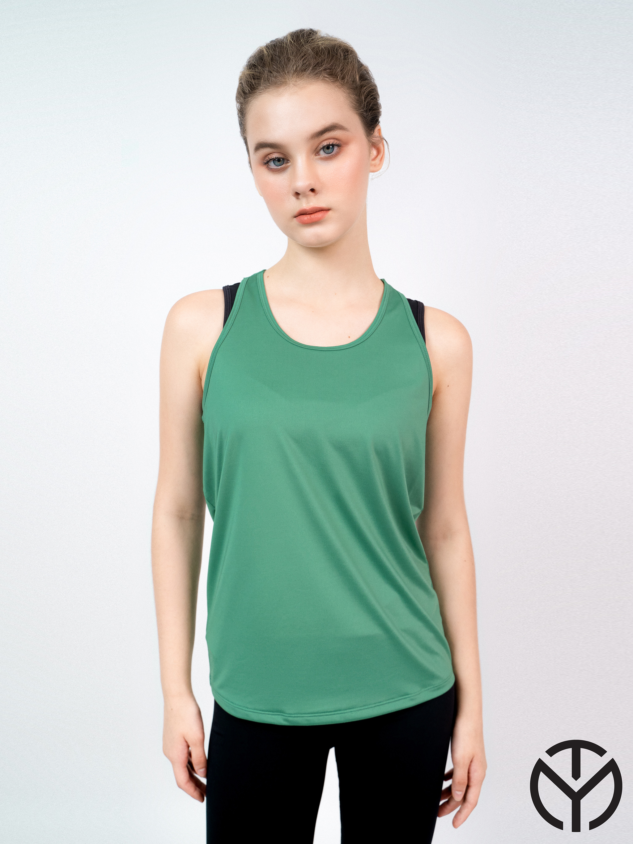 Áo Tank Top Thể Thao Nữ Tập Gym Yoga TYM TTWT002 - Form Rộng, Cách Điệu Nhún Eo - TYM FASHION