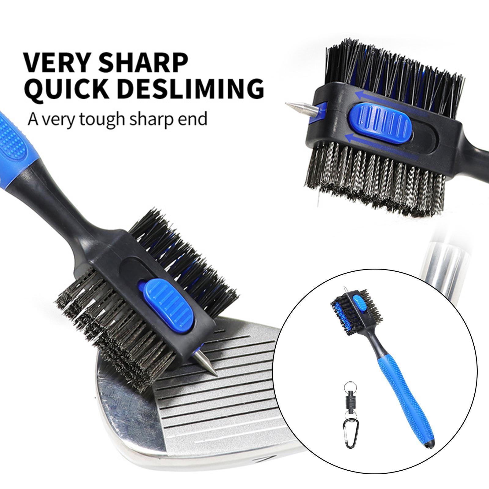 Golf Club Brush Pole Putter Double Sided Cleaner Cleaning Brushes for Outdoor Exercise Sport Decoration