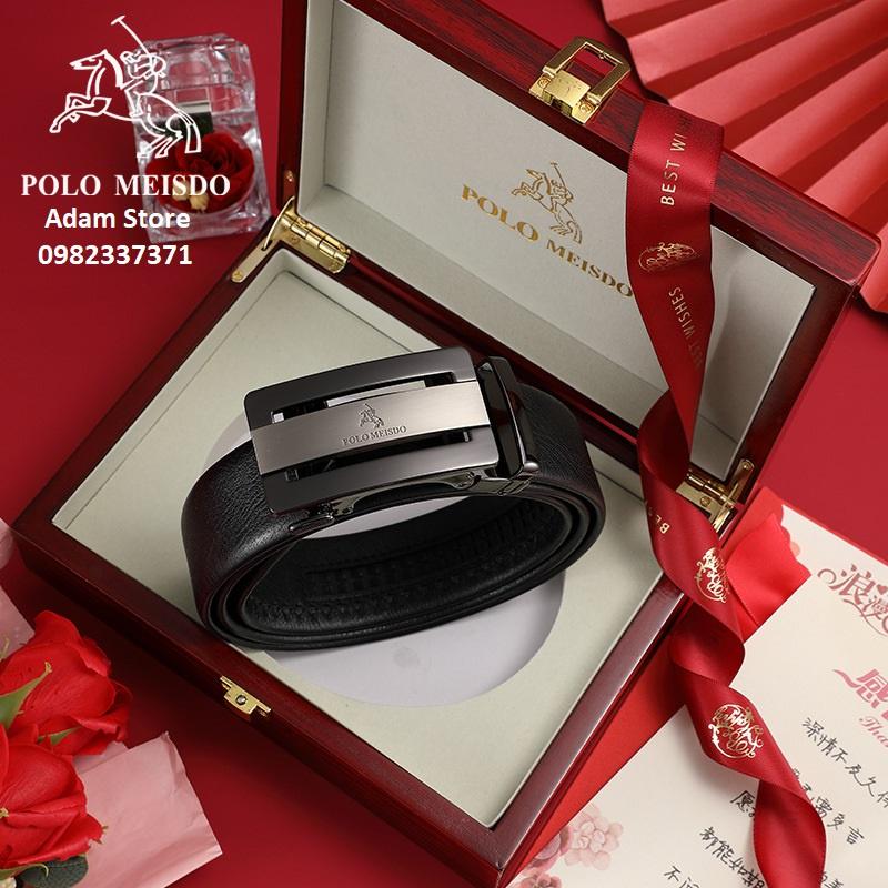 Thắt Lưng Nam Dây Lưng Nam Cao Cấp Hàng Hiệu POLO MEISDO Da Bò Thật 100% Sang Trọng Đẳng Cấp Bảo Hành 1 Năm PL23