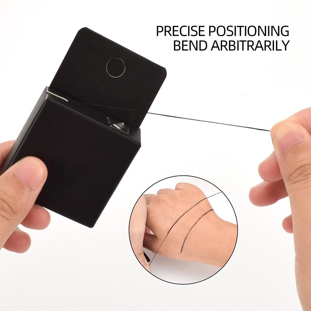 10M Pre-Inked Mapping Thread Mark Line with Ink Eyebrow Mapping Measure Tool Positioning Line for Perfection