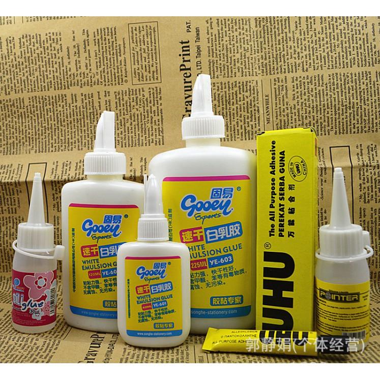 Keo sữa nhũ trắng 40ml dán gỗ, vải, giấy làm đồ thủ công, DIY an toàn cho người sử dụng