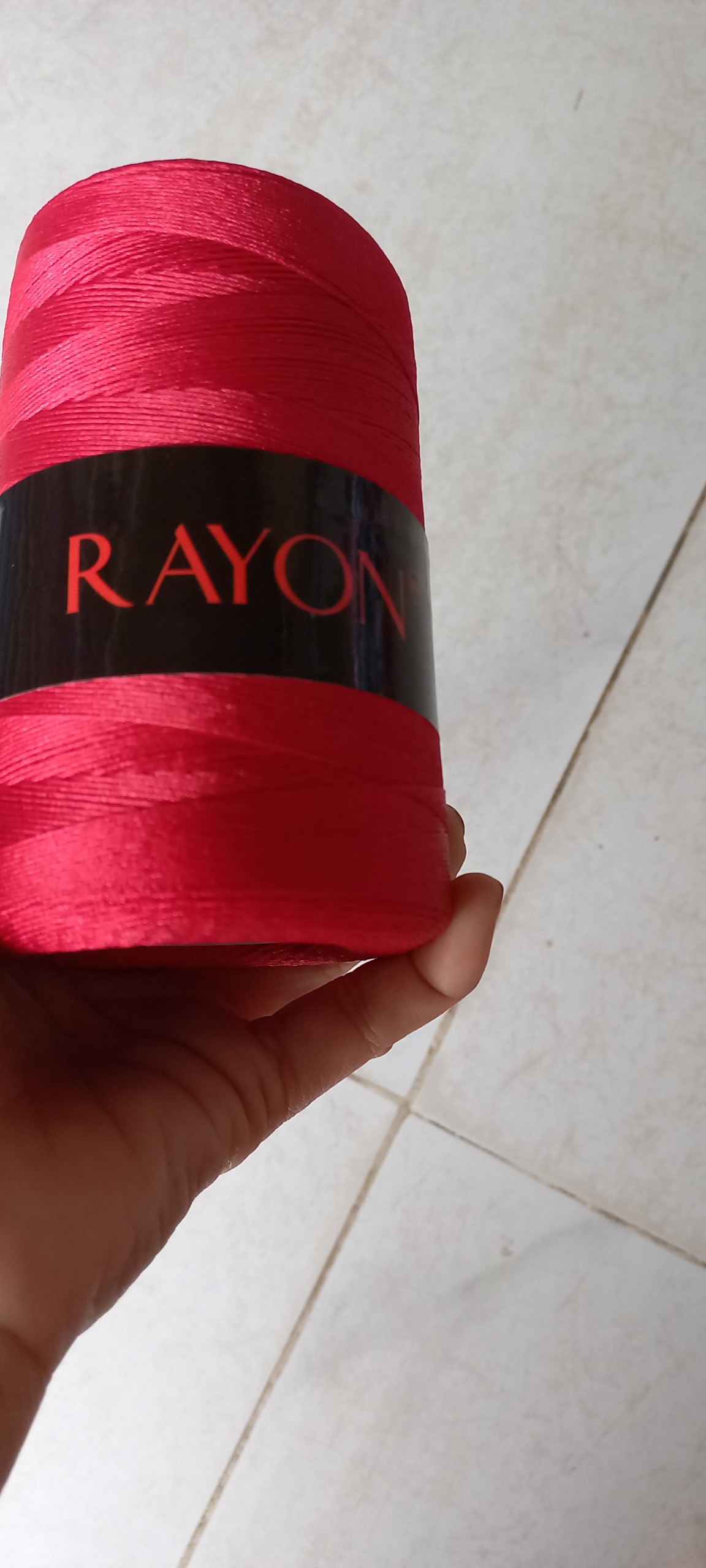 Sợi rayon dùng trong đan móc màu số 6