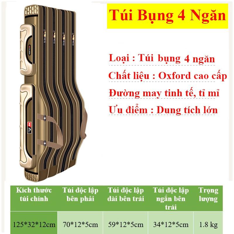 Túi Đựng Cần Câu Cá Siêu Bền 3-4 Ngăn Tiện Dụng TDC-10