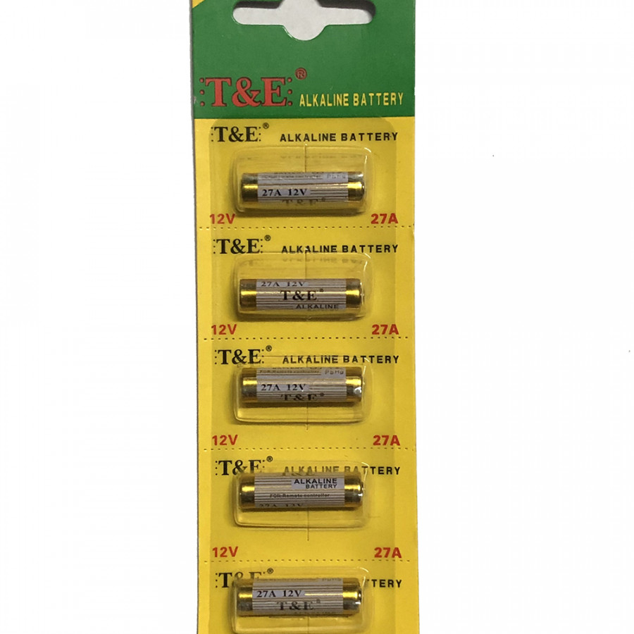 Vỉ 5 pin 12V 27A