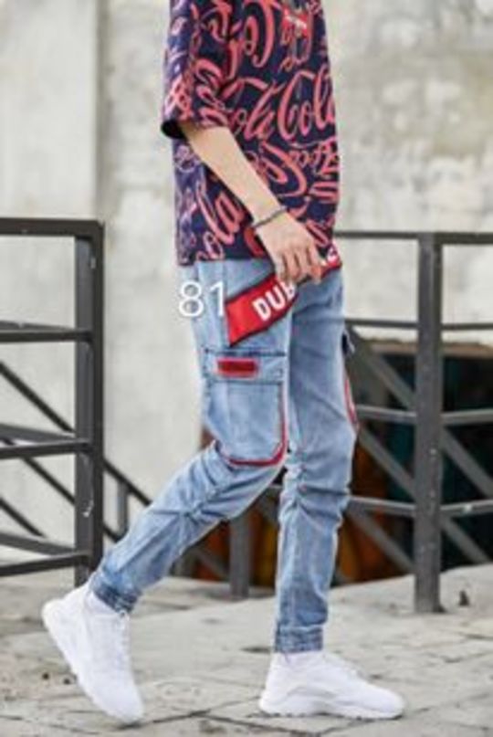 Quần Jogger Jean Nam túi hộp cá tính năng động chất vải Jean cao cấp co giãn nhẹ hợp với xu hướng thời trang hiện nay