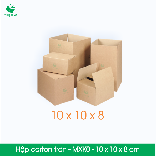 MXK0 - 10x10x8 cm - 100 thùng hộp carton