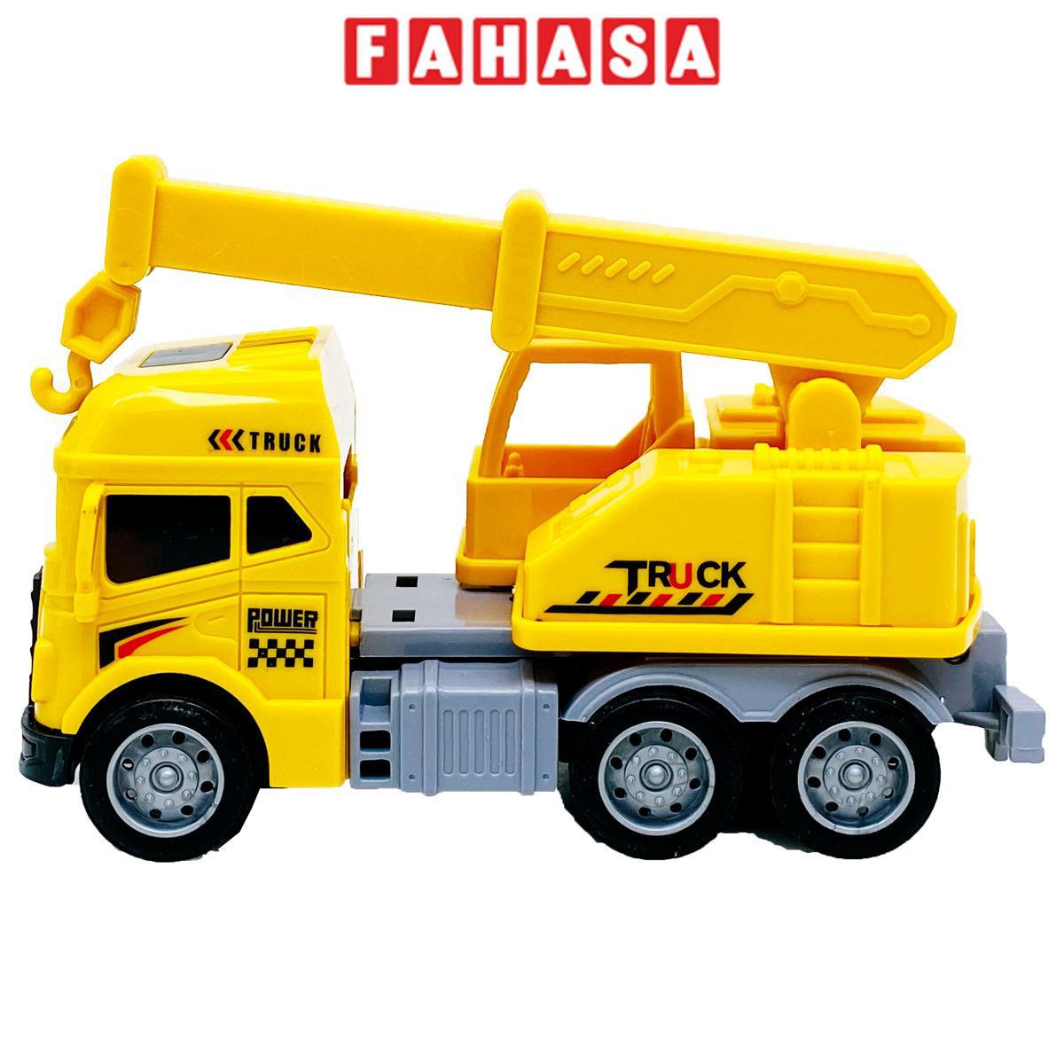 Đồ Chơi Mô Hình Xe Cần Cẩu Chạy Trớn - 7560 (580-18) - Màu Vàng