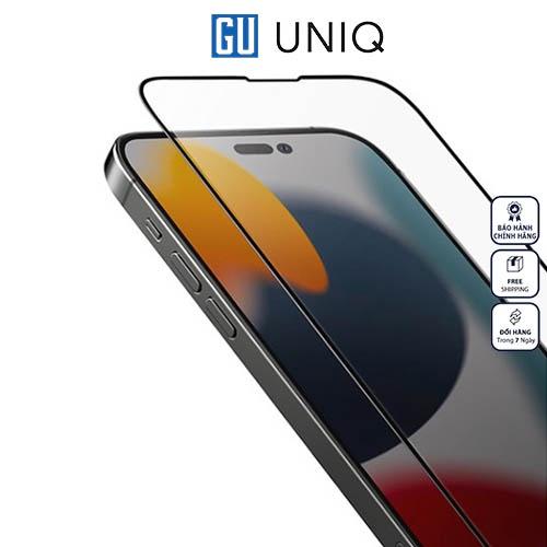 Kính Cường Lực UNIQ OPTIX Vivid Clear For iPhone 14/ 14 Plus/ 14 Pro/ 14 Pro Max hiển thị rõ nét chính xác màu Hàng Chính Hãng