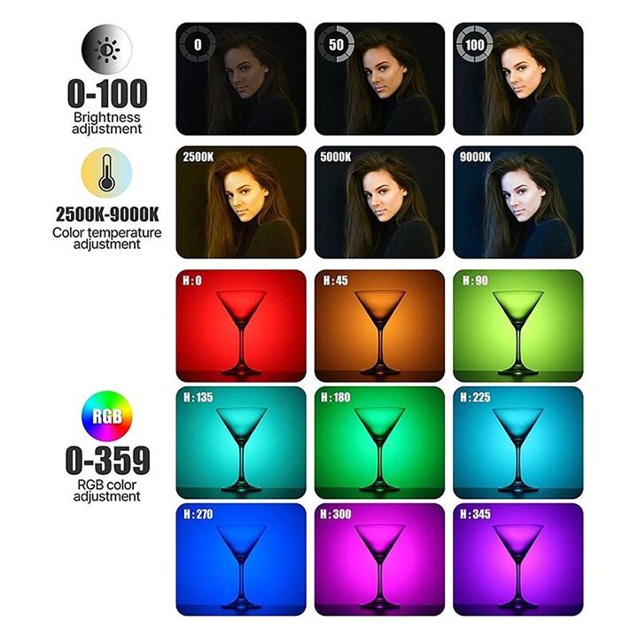 ĐÈN LED ULANZI VIJIM VL120 RGB PIN 3100MAH - HÀNG NHẬP KHẨU