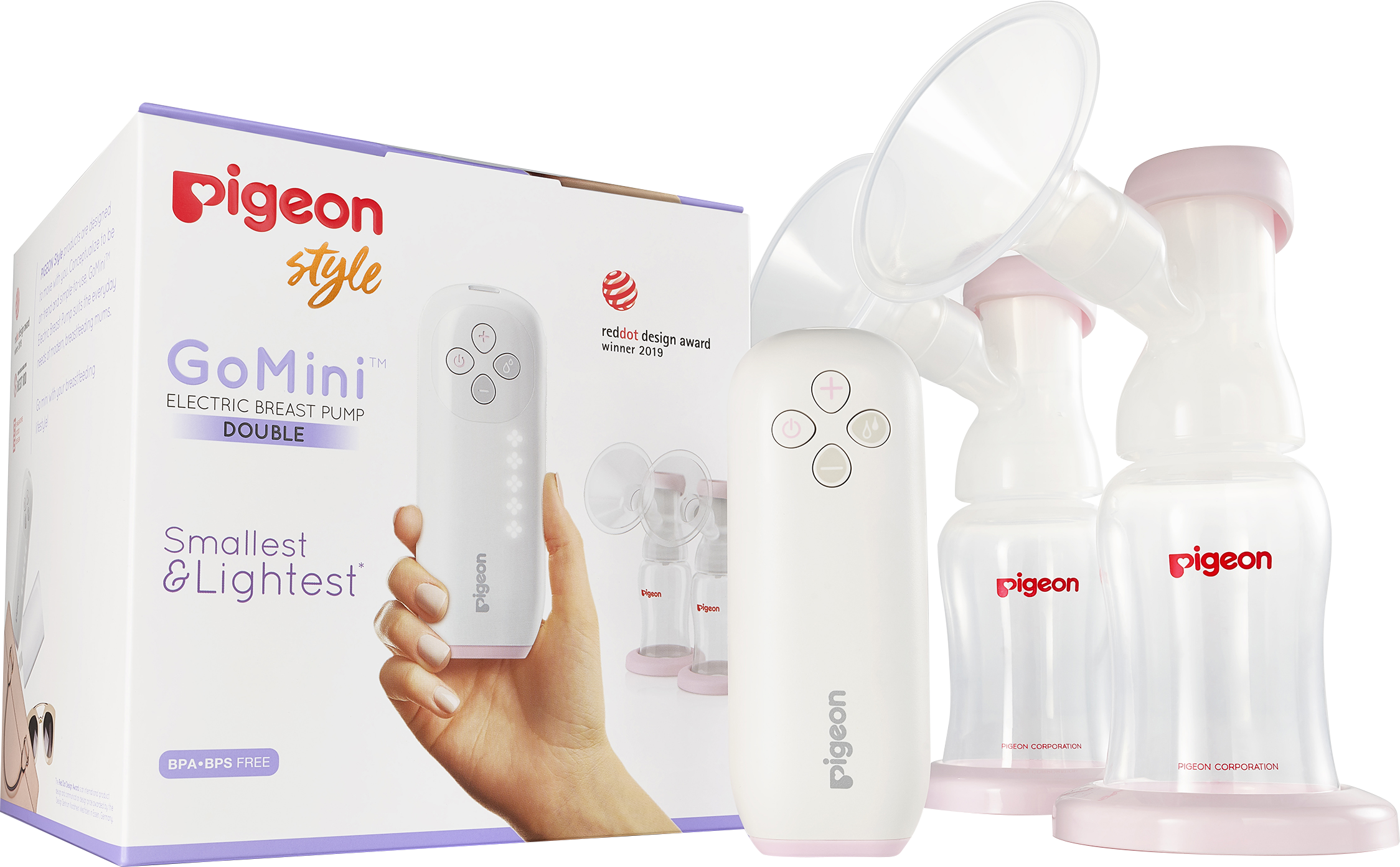 Máy hút sữa điện đôi GoMini Pigeon