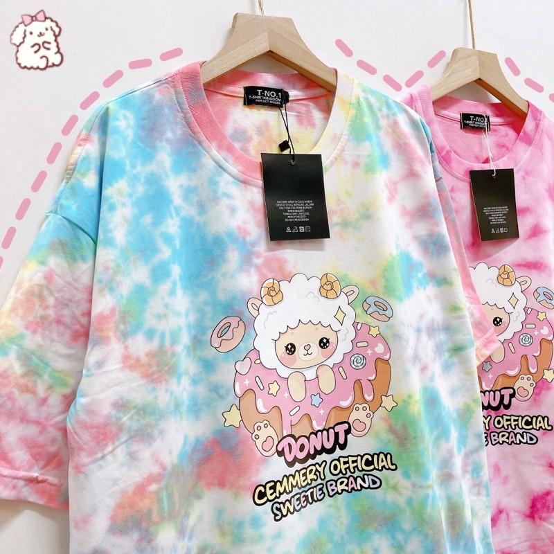 Áo loang tie dye unisex form rộng Tie Boutique - in hình dễ thương