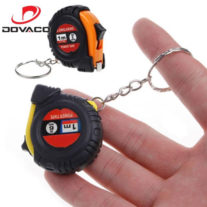 Móc khóa thước rút mini bỏ túi 1m