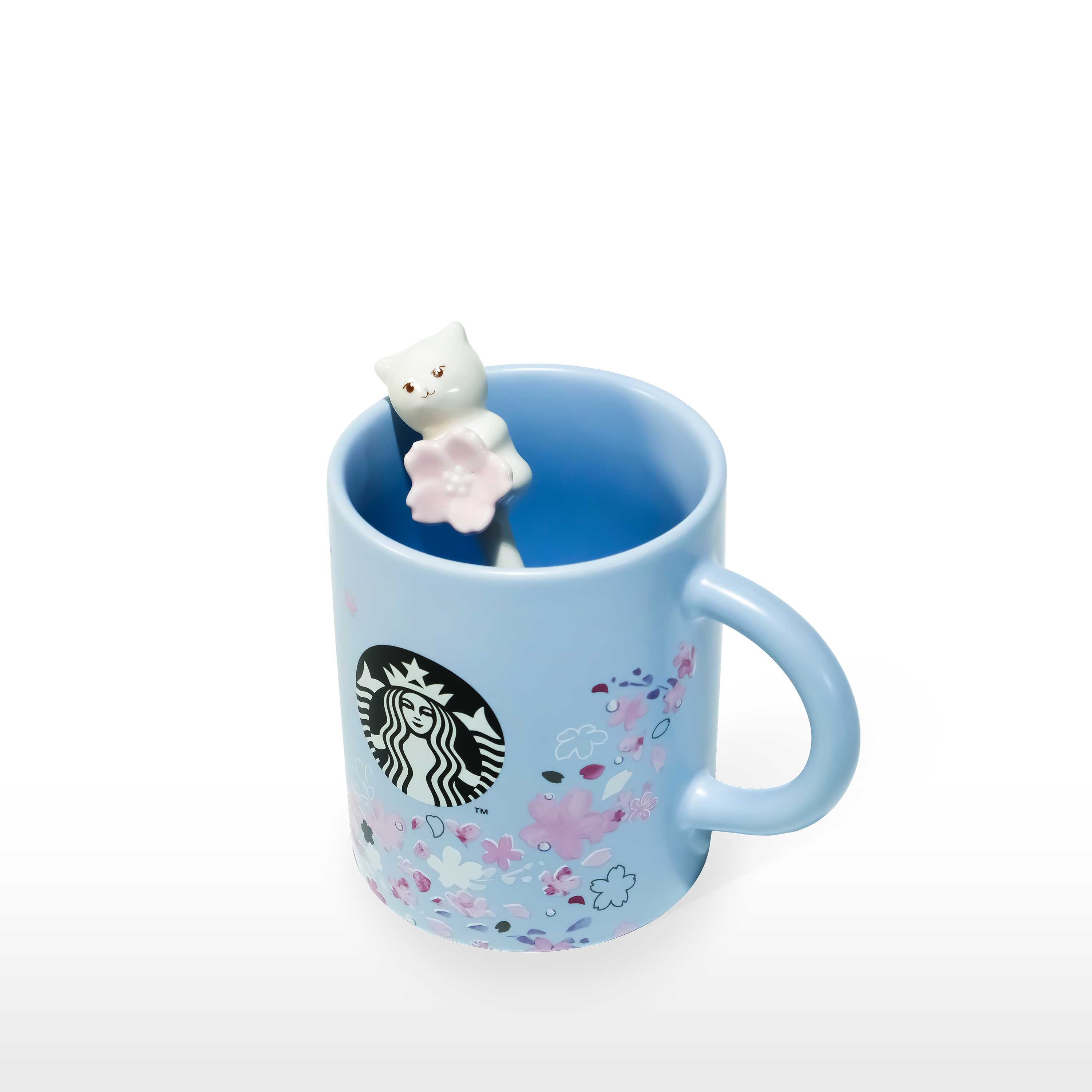 Cốc Starbucks 12Oz (355ml) CERAMIC PURPLE W/SITIRRING SAKURA WM