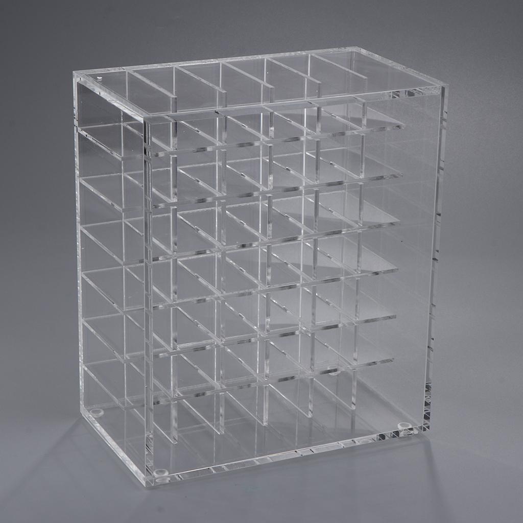 42 Grids Lip Gloss Makeup Cosmetics Lipstick Storage Display Stand Organizer