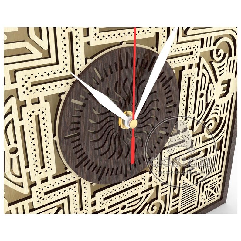 Đồng hồ gỗ treo tường decor trang trí