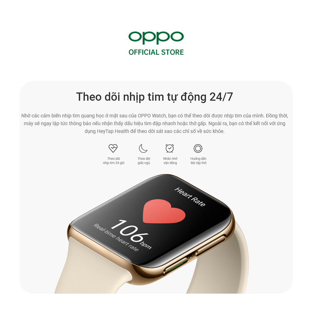 Đồng hồ OPPO Watch 41mm - Hàng Chính Hãng