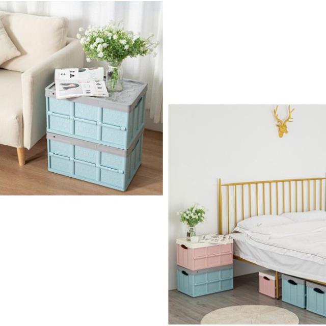 Thùng đựng chống nước 55L có bánh xe kéo xếp gọn Pull&Fold + Tặng kèm túi chống thấm