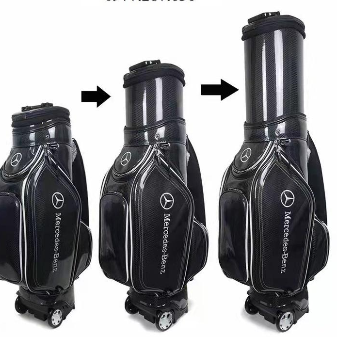 Túi gậy chơi golf đựng 14 - 16 gậy da PU cao cấp chống nước chống bụi shop GOLF PRO TM056