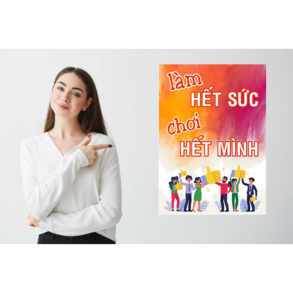 Decal trang trí Slogan trang trí văn phòng công ty số 25