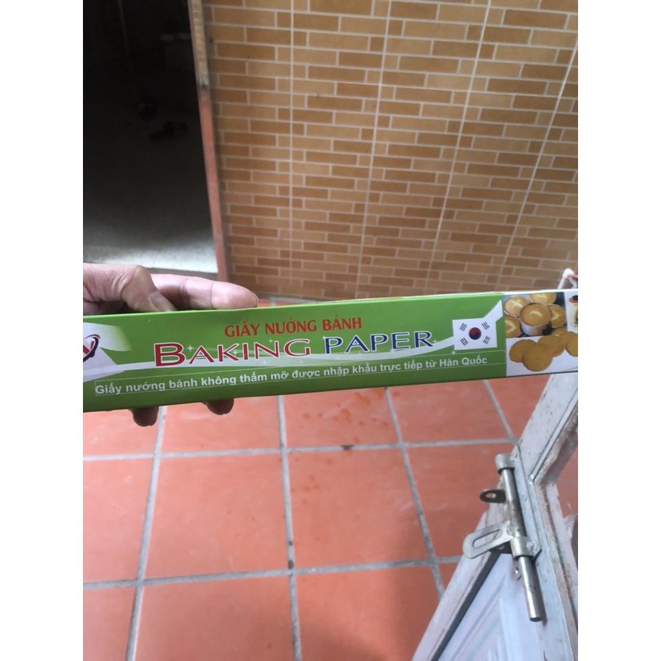 Cuộn Giấy nến nướng bánh 5 mét Backing paper Trắng dùng tốt cho nồi chiên không dầu