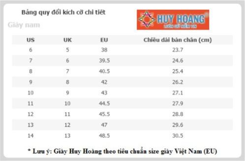 Giày nam Huy Hoàng da bò màu nâu đỏ-HP7112