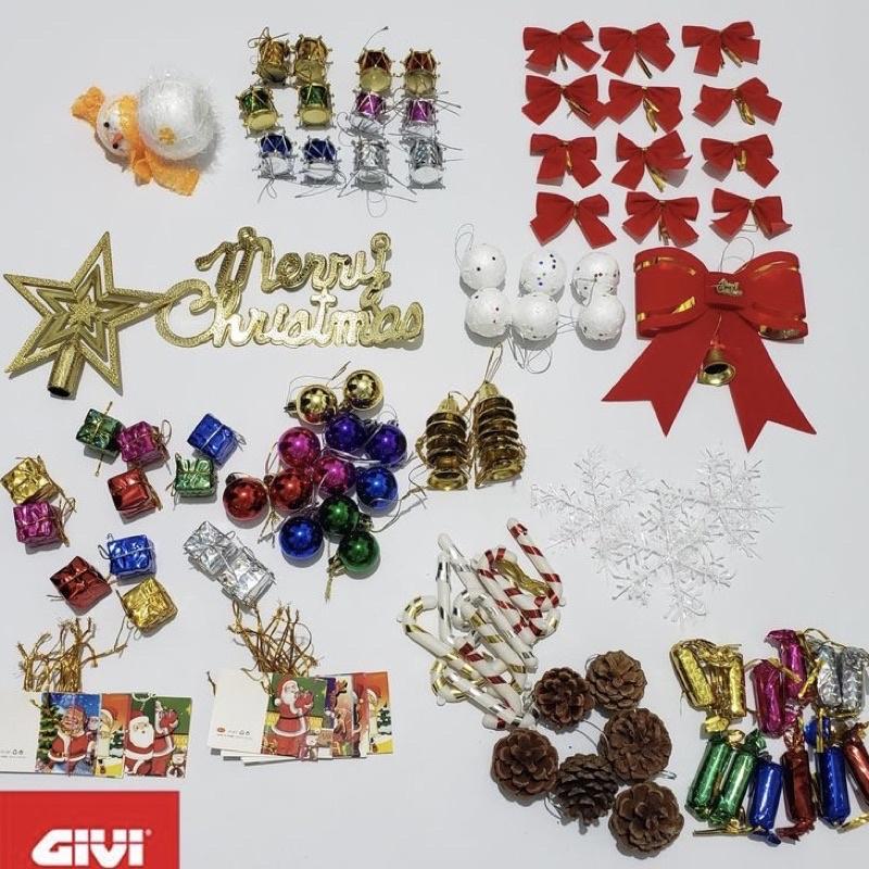 Set 10 món đồ trang trí treo cây thông noel