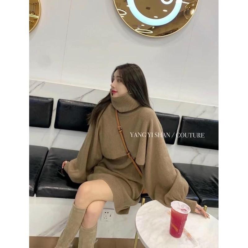 Set váy kèm áo len