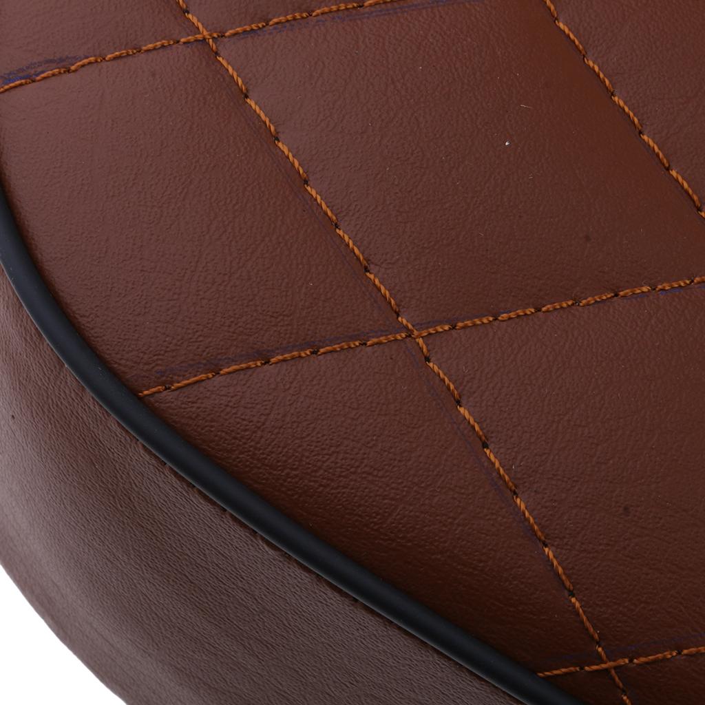 Light Brown Saddle Cafe Racer Rhombus Vintage Seat Cushion for Honda CG125