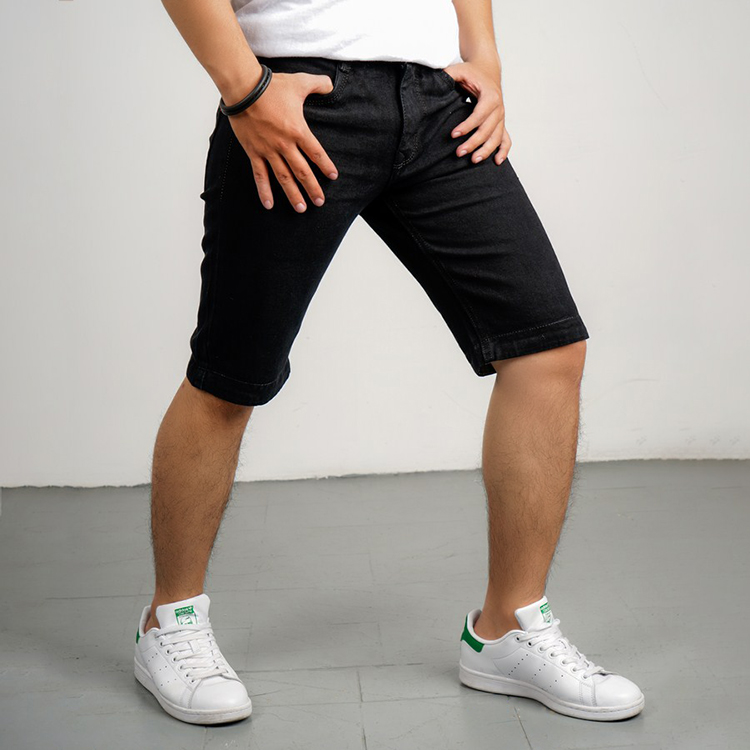 Quần Short Jean Nam Muidoi Q169 - Đen