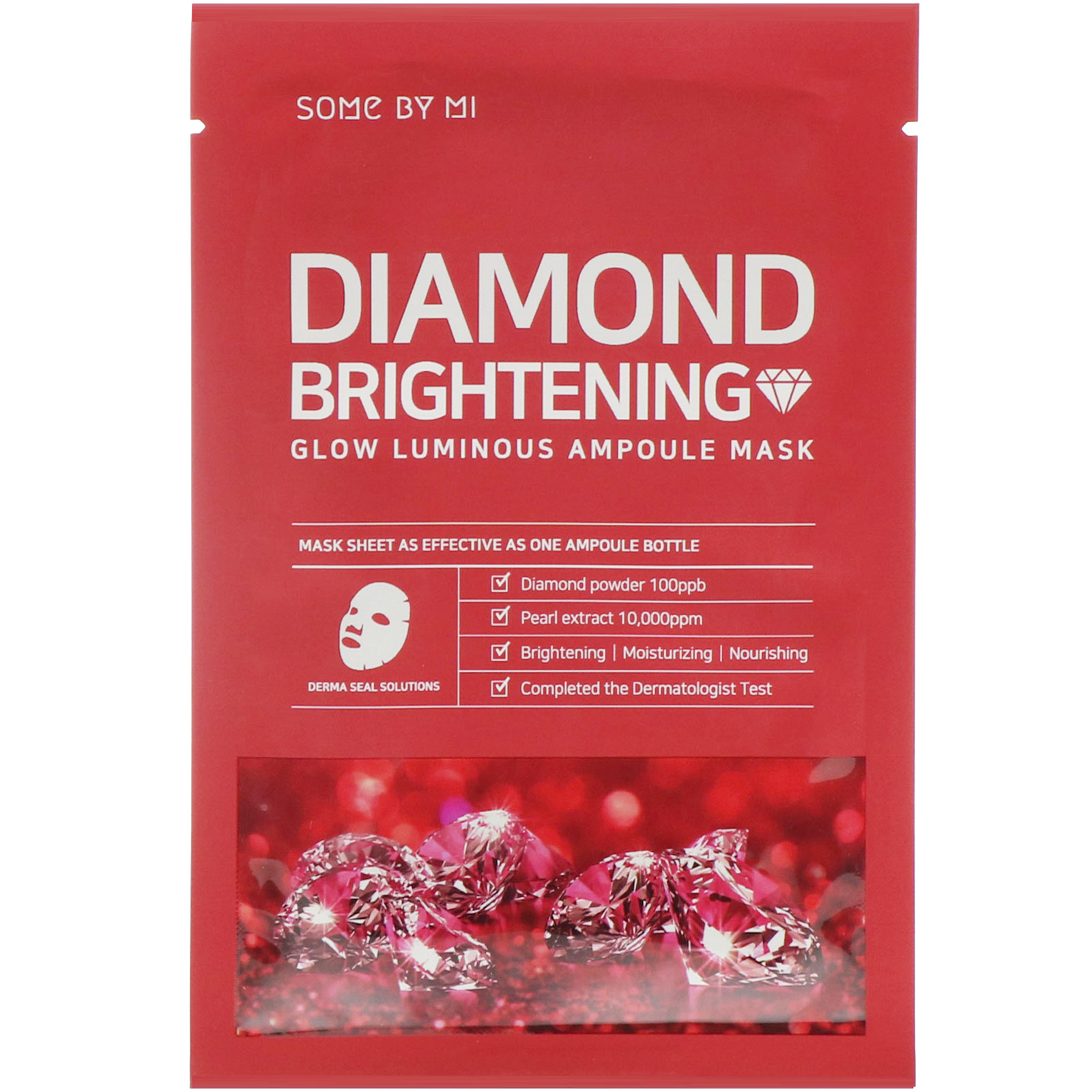 Mặt Nạ Giấy Some By Mi Diamond Brightening Glow Luminous Ampoule Mask