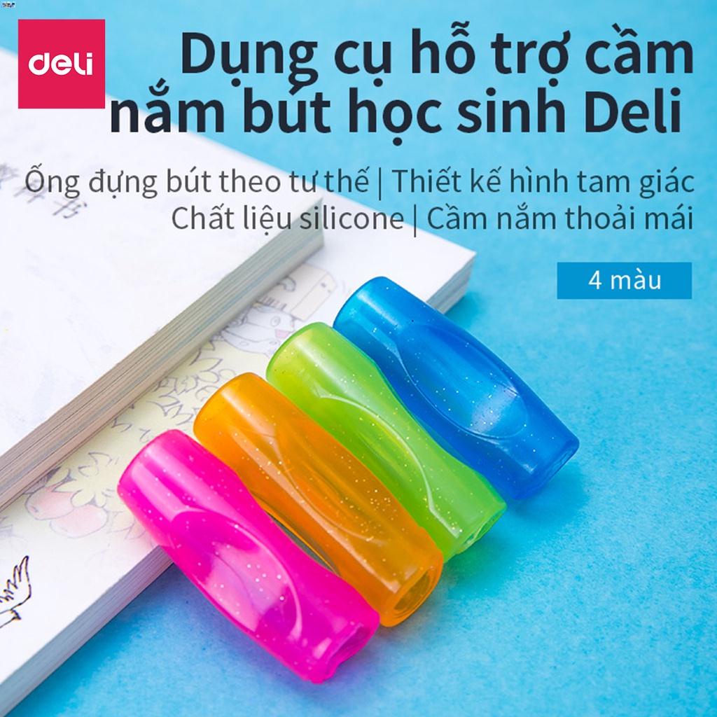 Dụng Cụ Hỗ Trợ Cầm Nắm Bút Cho Bé Học Sinh Deli - Nắn Chỉnh Tư Thế Cầm Bút Cho Bé - Dùng Cho Bút Chì Bút Bi - 69353 / 69354 / 69355 / 507