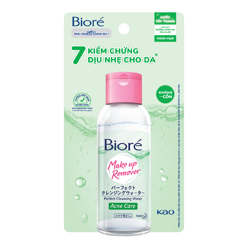 Bioré Nước Tẩy Trang Hoàn Hảo Ngừa Mụn Bioré Makeup Remover Perfect Cleansing Water Acne Care 90ml