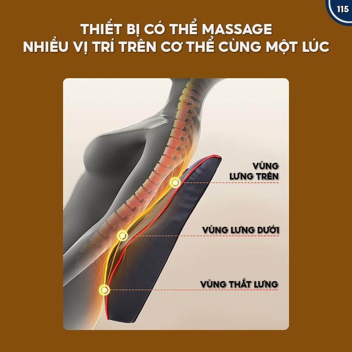 Gối Massage Vai Lưng Và Cổ Đa Năng Hiệu Quả Sử Dụng Được Trong Mọi Hoàn Cảnh 115
