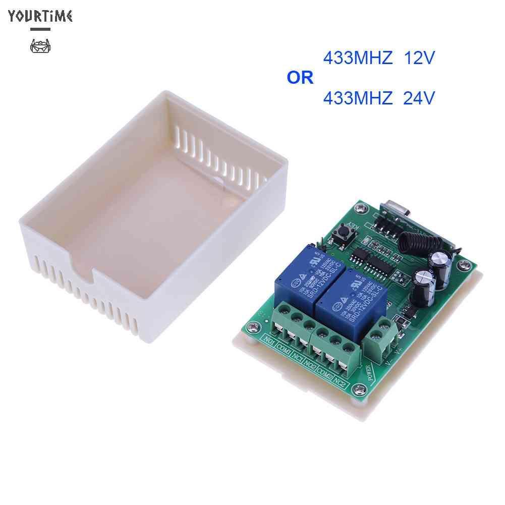 Set 2 Rơ Le Điều Khiển Từ Xa Không Dây + 2 Chìa Khóa Điều Khiển Từ Xa