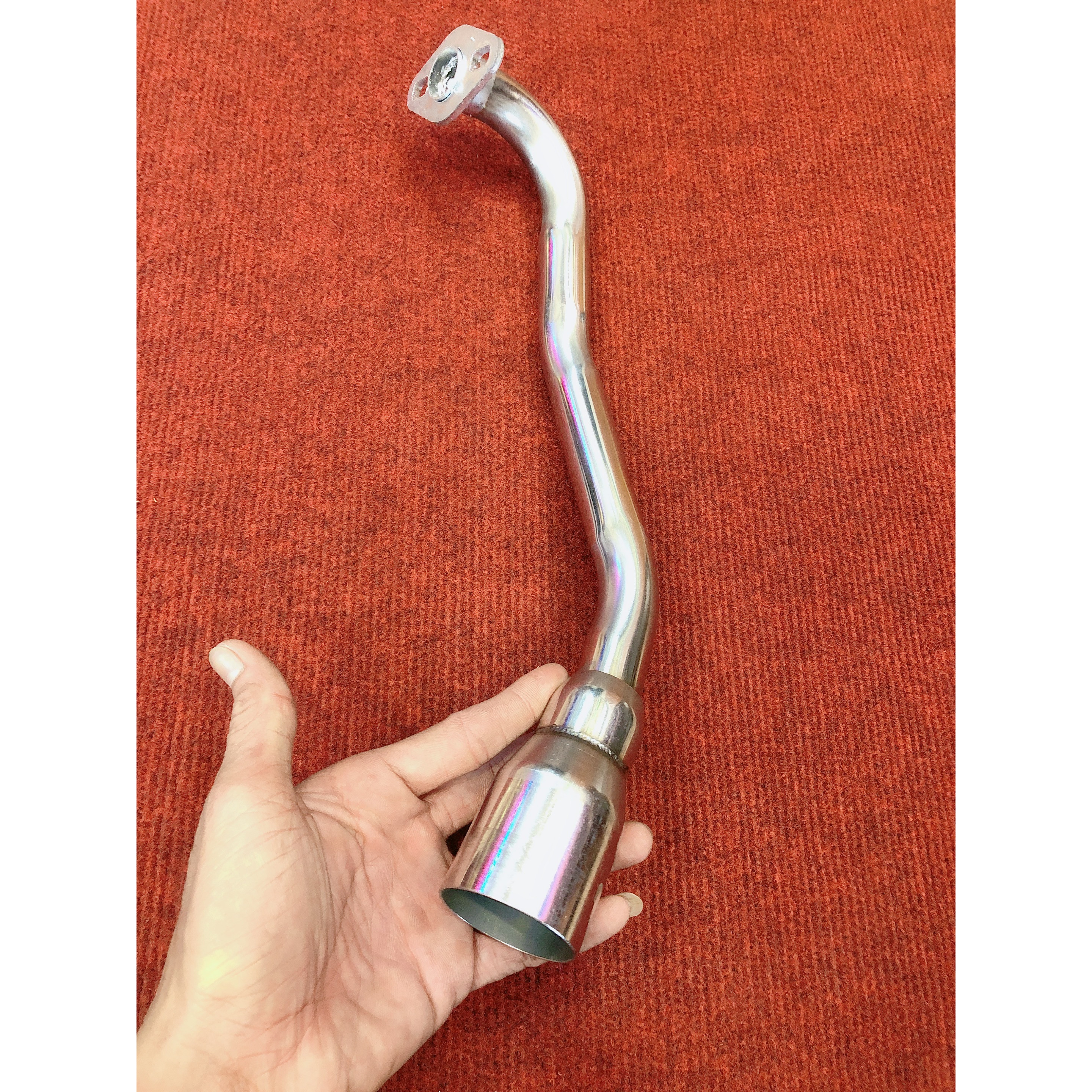 Cổ inox gắn pô lon dành cho luvias FI / nouvo 5