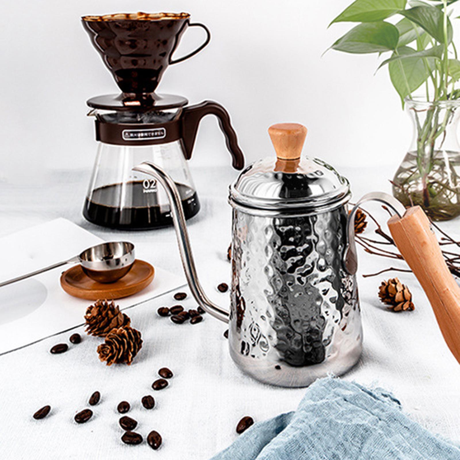 Stainless Steel Gooseneck Kettle Coffee Tea Pot Cafe Tool for Drip Coffee