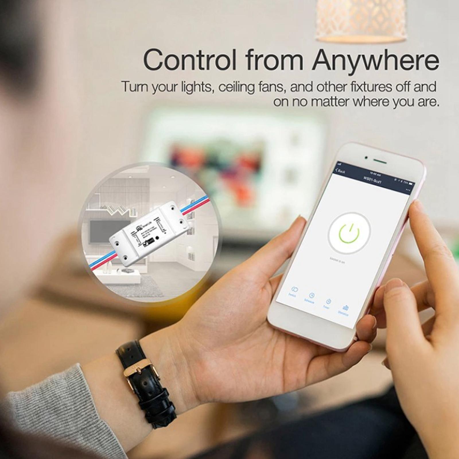 Wifi Wireless Remote Switch Remote Control Electrical Compatible with IFTTT