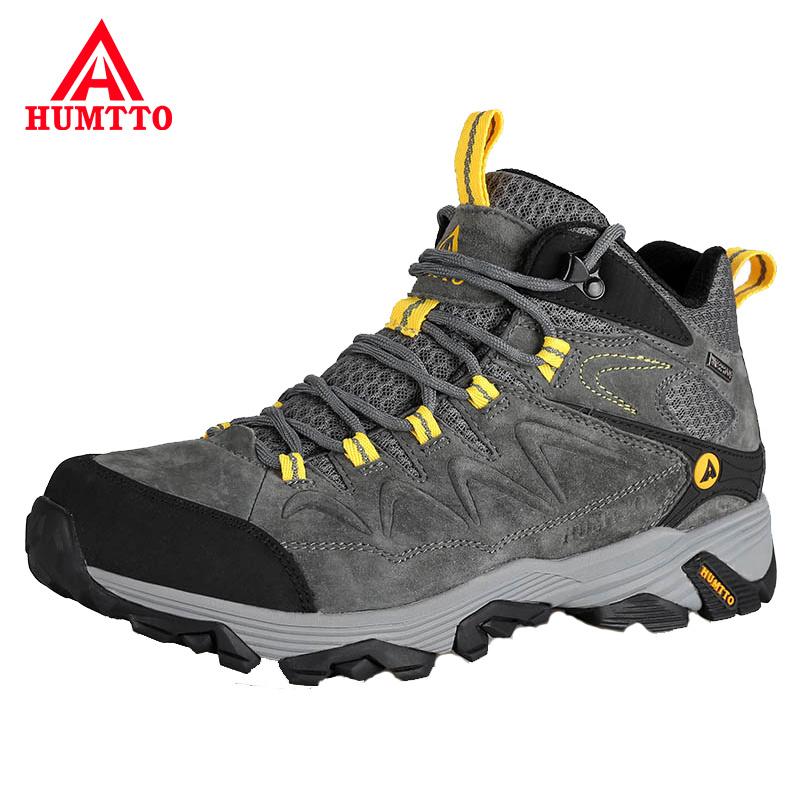 Giày đi bộ đường dài đi bộ đường dài giày thể thao không thấm nước cho nam giới trekking boot Color: Khaki 3520 Shoe Size: 6.5