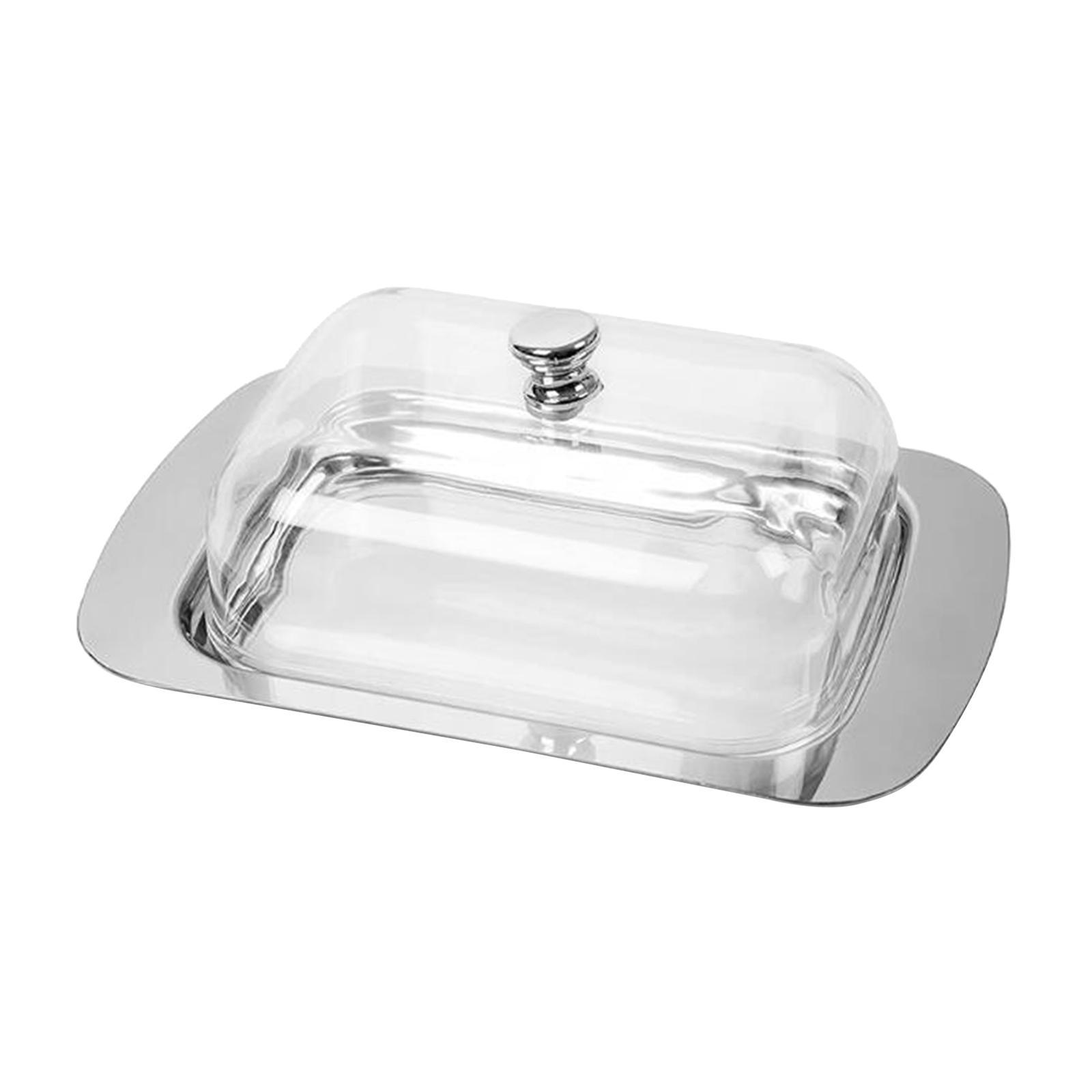 Butter Dish with Lid Butter Storage Box for Fridge Kitchen Countertop Baking