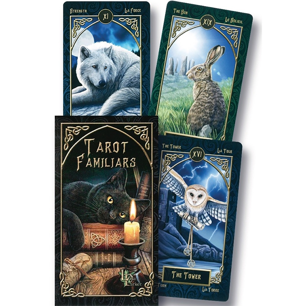 [Size Gốc] Bộ Bài Familiars Tarot 78 Lá 7x12 Cm Tặng Đá Thanh Tẩy