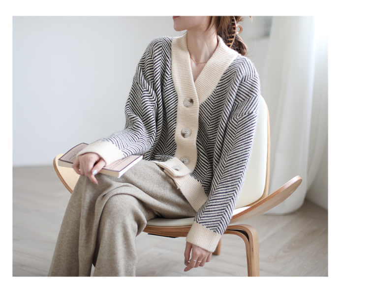 Áo len cardigan nữ form rộng thời trang phong cách Hàn Quốc freesize dưới 62kg