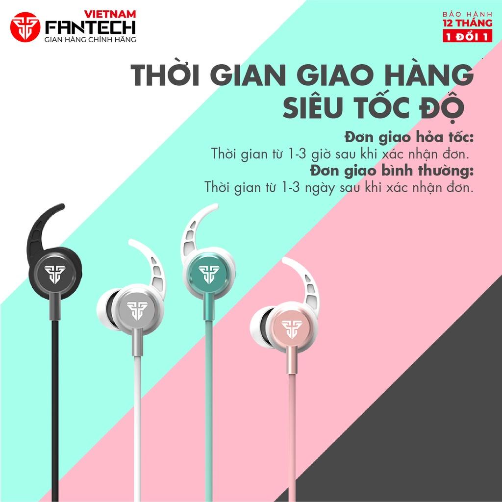 Tai Nghe Gaming Nhét Tai Hỗ Trợ Làm Việc và Học Tập Online FANTECH EG3 Có Thể Dùng Cho Cả Điện Thoại và Máy Tính - Hàng Chính Hãng