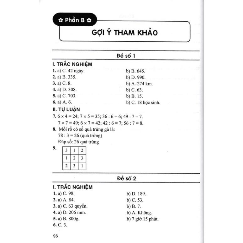 SÁCH - bộ đề kiểm tra môn toán lớp 3