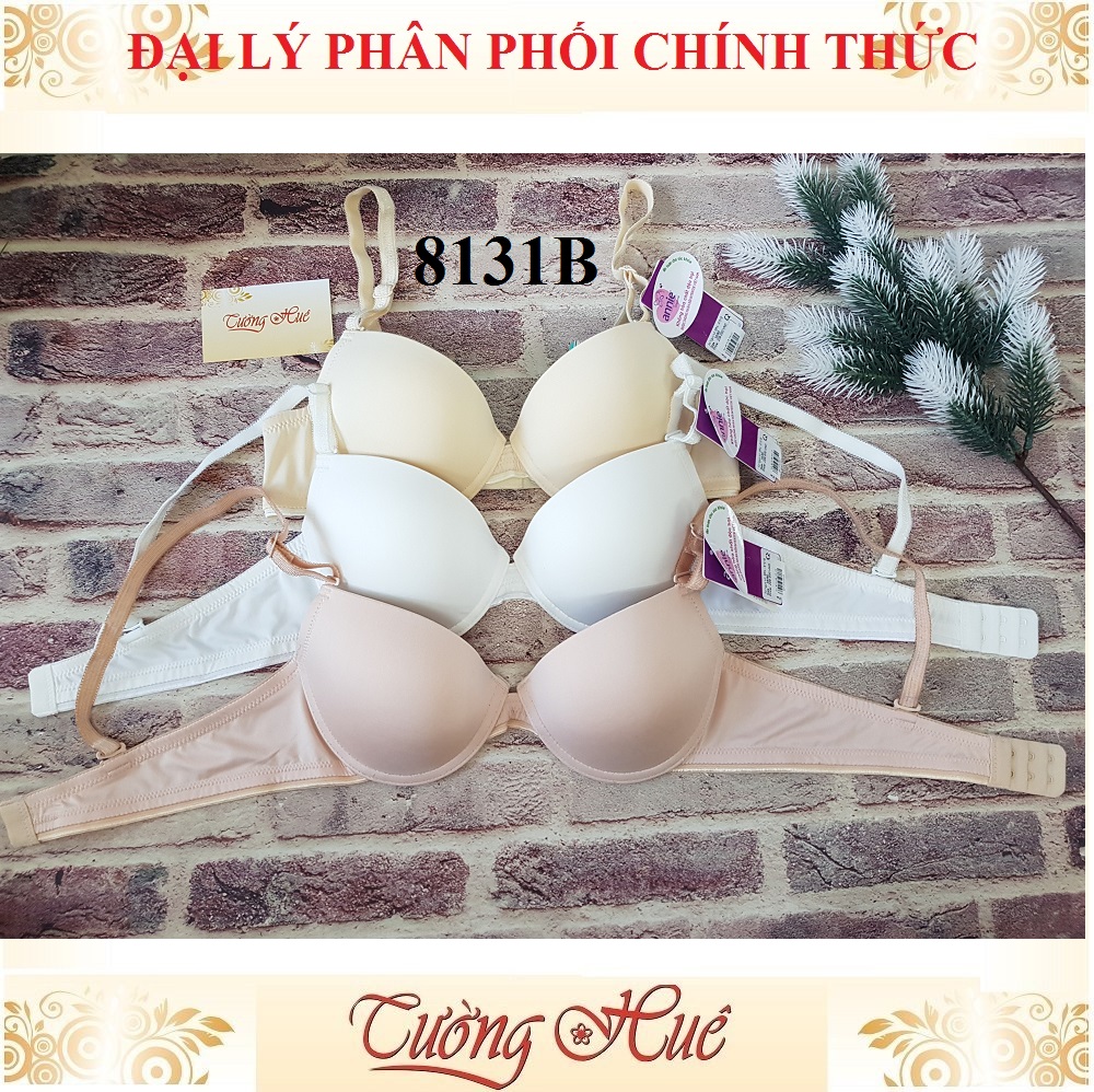Áo lót nữ annie Bra 8131 cúp B áo nâng ngực vừa, xẻ V sâu.