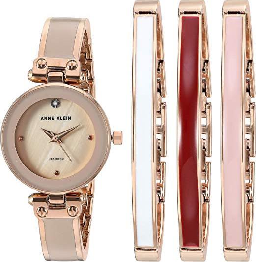 Bộ đồng hồ và vòng tay ANNE KLEIN 1980BHST