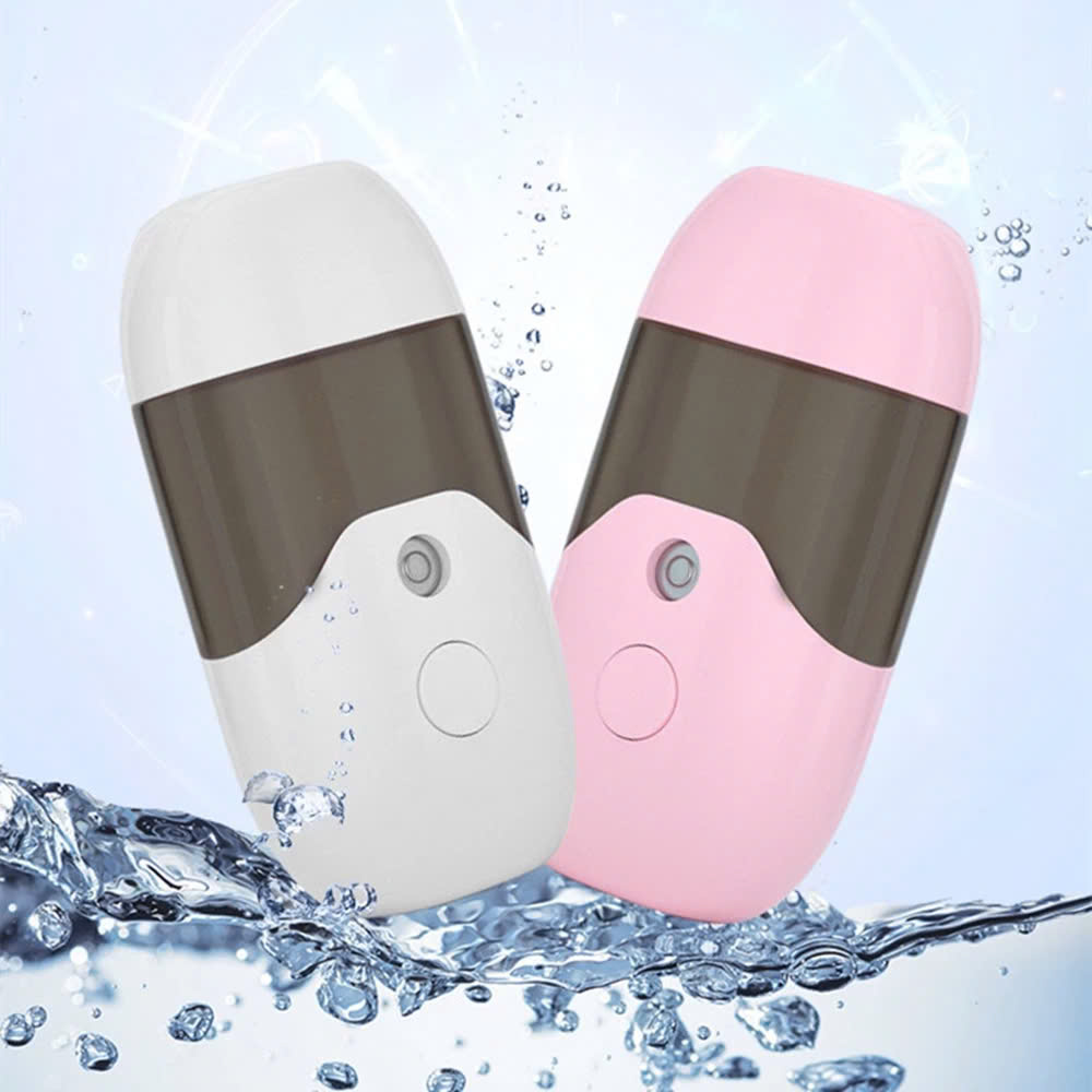 MÁy phun sương nano mini cầm tay dễ thương ( giao mẫu ngẫu nhiên) Chăm Sóc Và Làm Mát Da Mặt (BẬT: BẤM NÚT 2 LẦN)