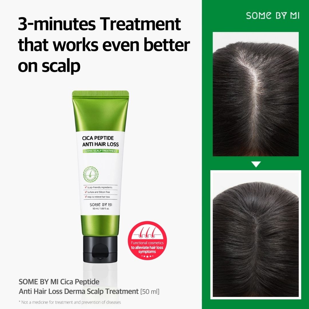 Dầu Xả Phục Hồi Và Kích Thích Mọc Tóc Some By Mi Cica Peptide Anti Hair Loss Derma Scalp Treatment 50ml