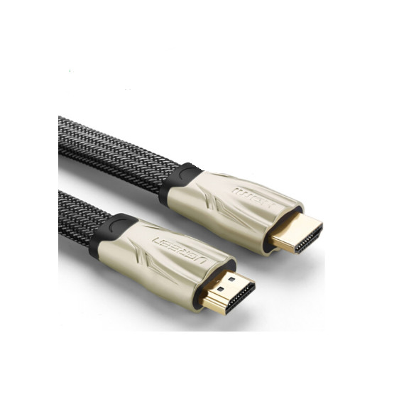 Cáp HDMI 15m dây dẹt  Ugreen 10258 Hỗ trợ 3D, 4K x 2K, HD1080P - Hàng chính hãng